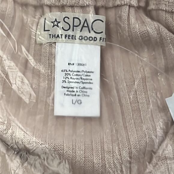 NWT L Space L Jemma Top Sand Beige - Picture 4 of 5